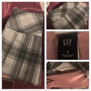 Wool plaid skirt, lined. GAP size 8